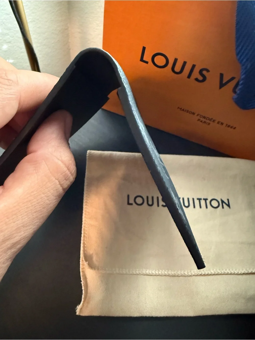 Louis Vuitton Monogram Eclipse Passport Holder - Picture 8 of 10